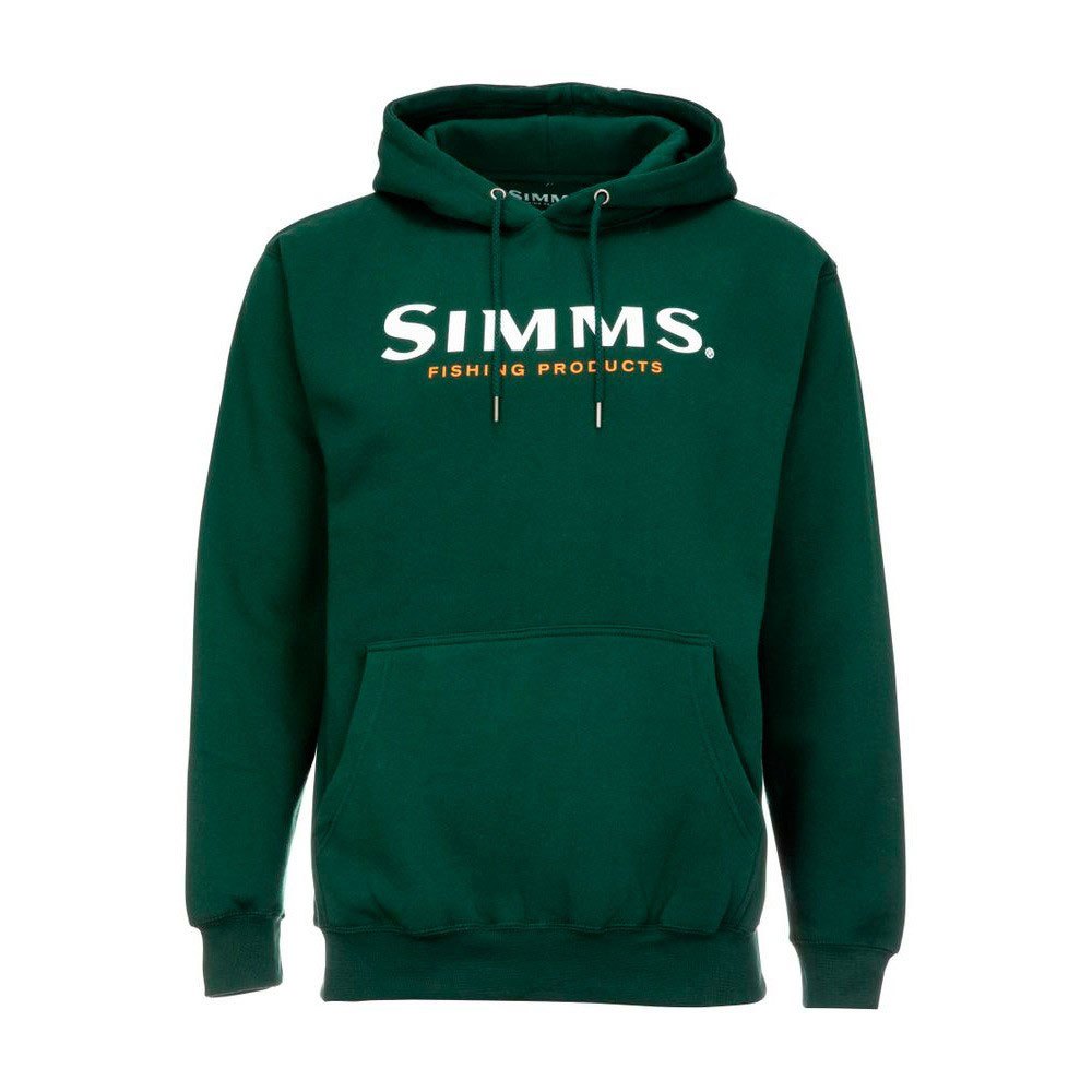 Simms Logo Hoodie Grün XL Mann von Simms