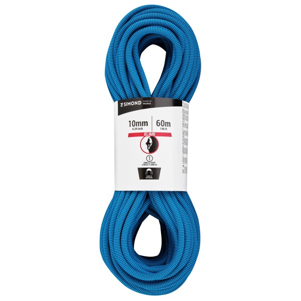 SIMOND - Rope Klimb 10.0 mm - Einfachseil Gr 60 m blau SIMOND - Rope Klimb 10.0 mm - Einfachseil Gr 60 m blau von Simond