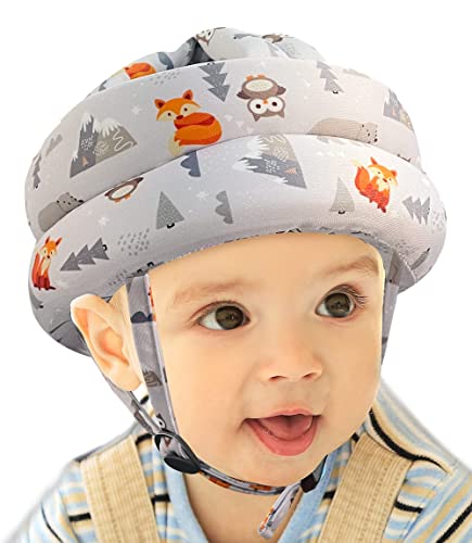 Baby Helm zum Krabbeln I Anti-Kollision Kopfschutz Baby I Säugling Kleinkind Kinder Schutzhut für 6 bis 24 Monate Baby von Simply Kids