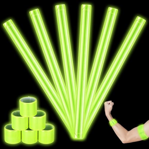 Sinmoe 6 Reflektierende Schnapparmbänder Reflektorband 40 cm Snap Armband Reflektor Klatscharmbänder Hohe Sichtbarkeit Sicherheitsarmbänder Reflektor Armbänder für Radfahren Joggen Wandern (Gelb) Sinmoe 6 Reflektierende Schnapparmbänder Reflektorband 40 cm Snap Armband Reflektor Klatscharmbänder Hohe Sichtbarkeit Sicherheitsarmbänder Reflektor Armbänder für Radfahren Joggen Wandern (Gelb) von Sinmoe
