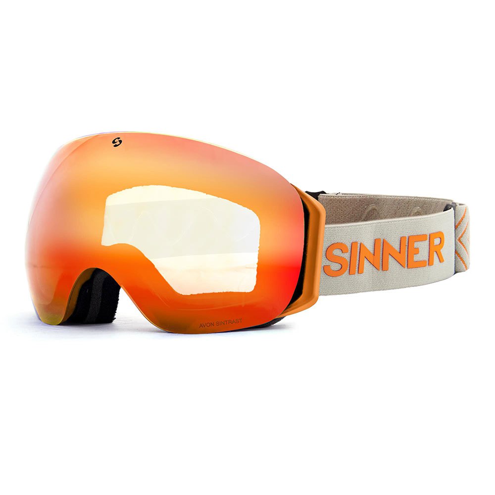 Sinner Avon Ski Goggles Orange Double Orng Sintrast+Blue Sintrast/CAT1-3 Sinner Avon Ski Goggles Orange Double Orng Sintrast+Blue Sintrast/CAT1-3 von Sinner