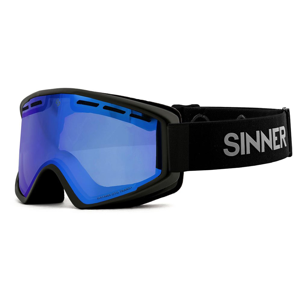 Sinner Batawa Ski Goggles Schwarz Double Pink Sintrast Vent/CAT2 von Sinner