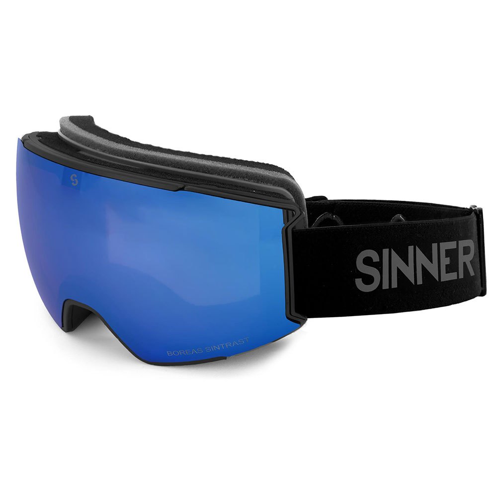 Sinner Boreas Ski Goggles Blau Double Blue Sintrast+Dbl Orng Sintrast Toric/CAT1-3 von Sinner