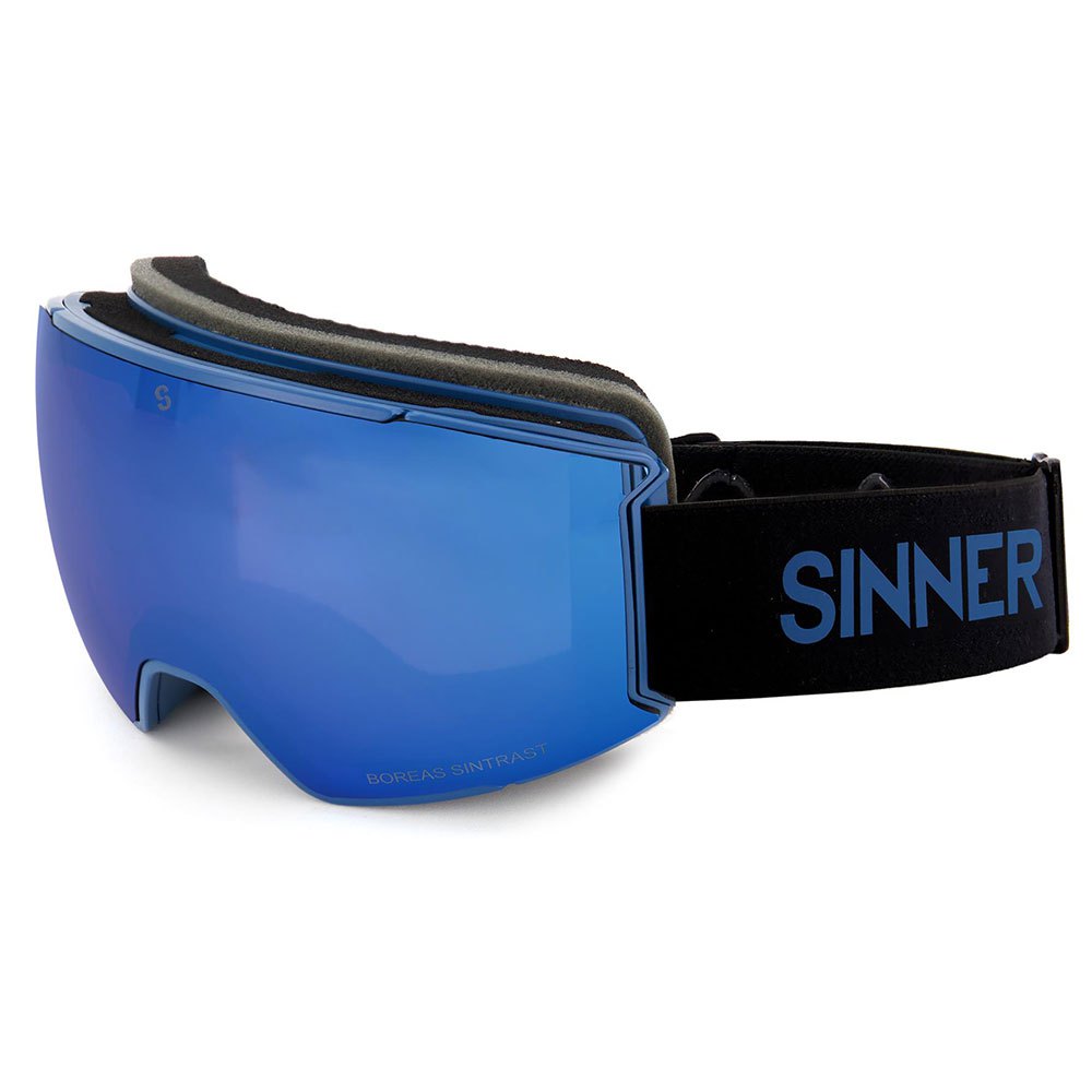 Sinner Boreas Ski Goggles Blau Double Blue Sintrast+Dbl Orng Sintrast Toric/CAT1-3 Sinner Boreas Ski Goggles Blau Double Blue Sintrast+Dbl Orng Sintrast Toric/CAT1-3 von Sinner
