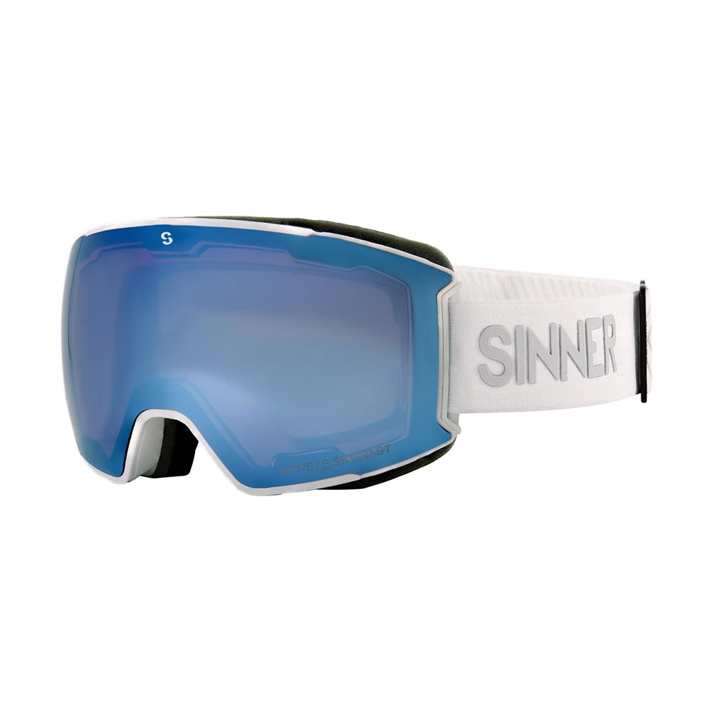Sinner Boreas Ski Goggles Weiß Double Blue Sintrast + Dbl Orng Sintrast Toric/CAT1-3 Sinner Boreas Ski Goggles Weiß Double Blue Sintrast + Dbl Orng Sintrast Toric/CAT1-3 von Sinner