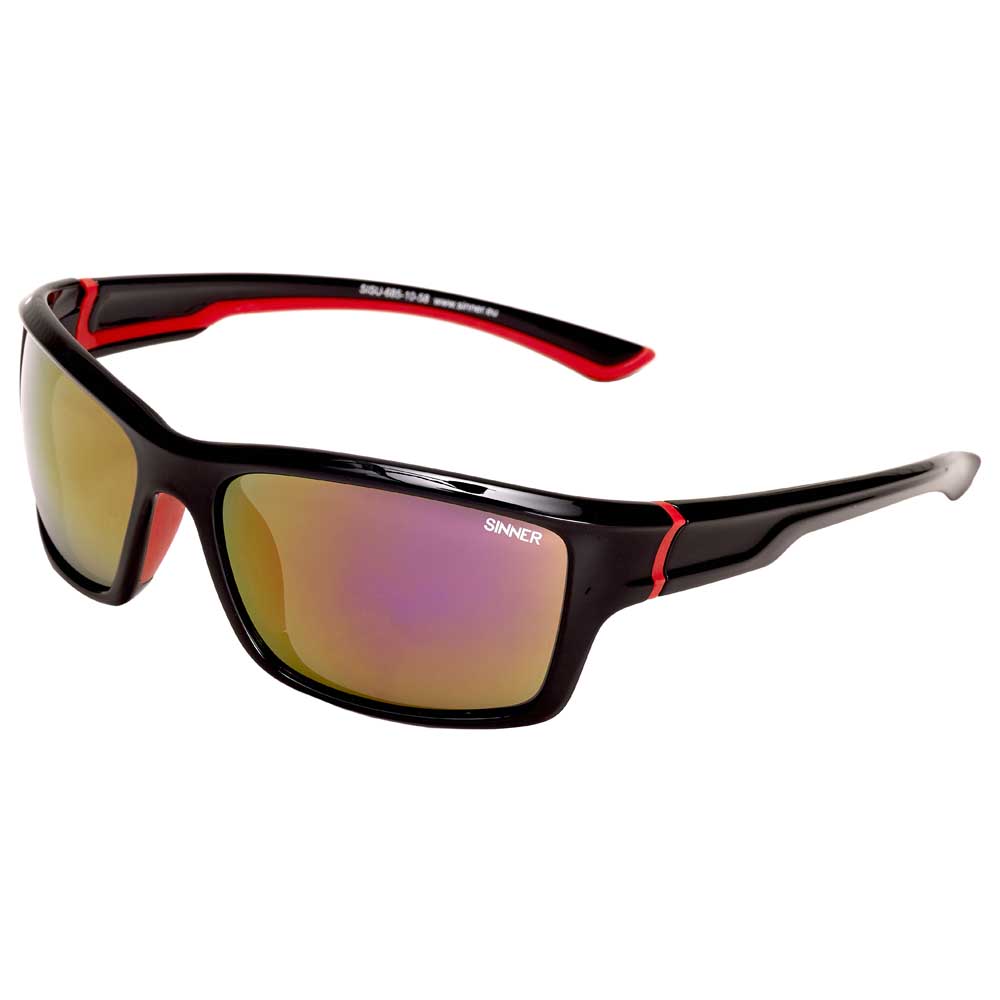 Sinner Cayo Sunglasses Schwarz PC Red Revo/CAT3 von Sinner