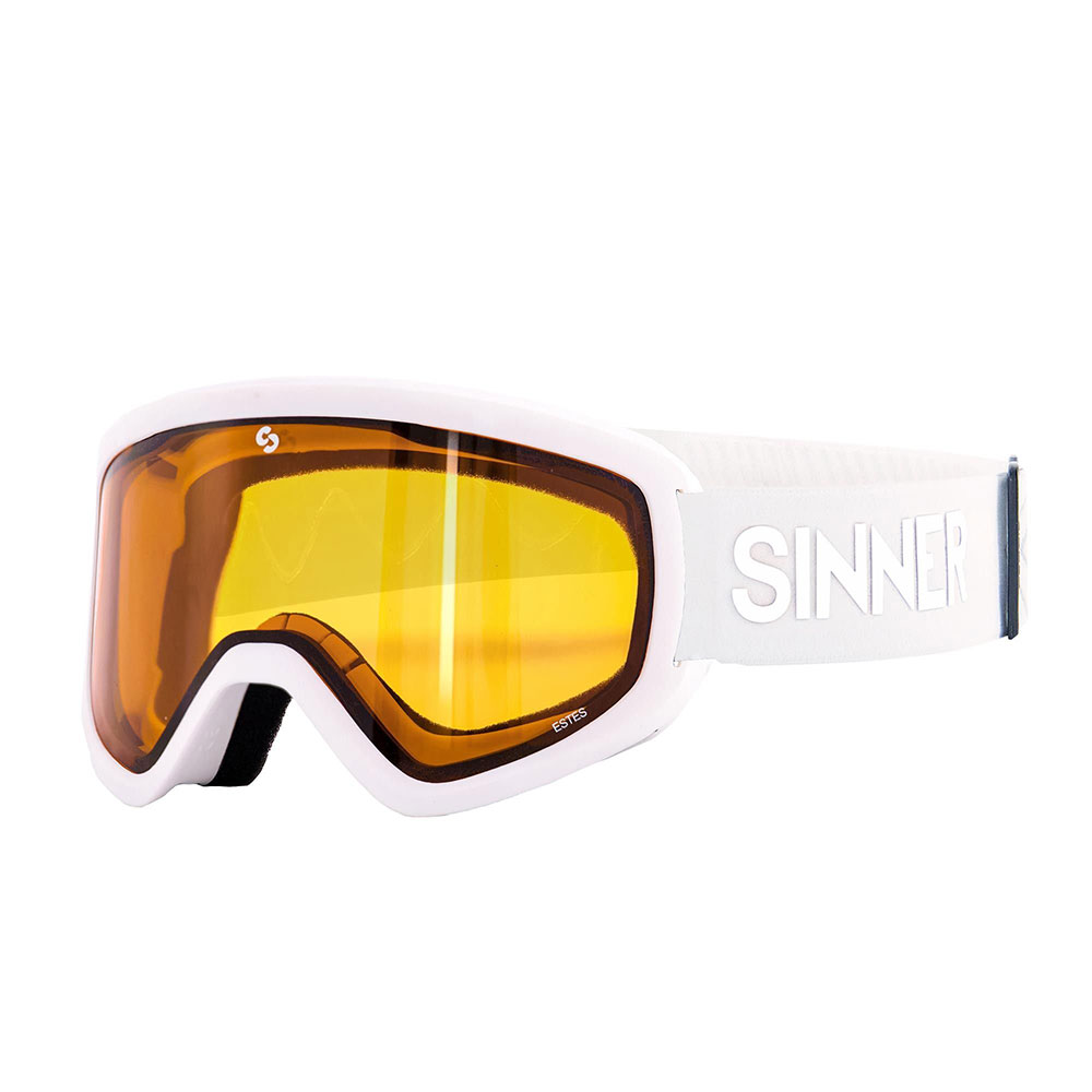 Sinner Estes Ski Goggles Weiß Double Orange/CAT2 Sinner Estes Ski Goggles Weiß Double Orange/CAT2 von Sinner