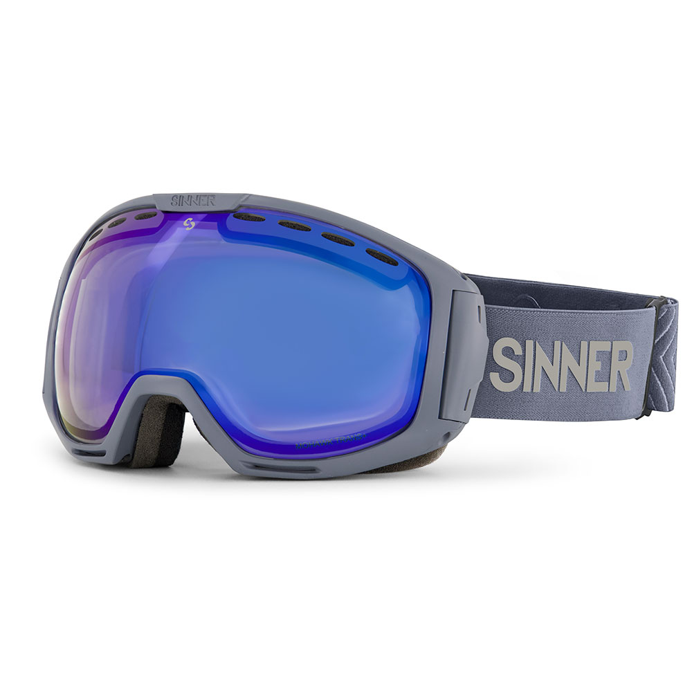 Sinner Mohawk Ski Goggles Grau Double Trans+ Clear To Smoke Full Blue Oil + Vent/CAT1-3 Sinner Mohawk Ski Goggles Grau Double Trans+ Clear To Smoke Full Blue Oil + Vent/CAT1-3 von Sinner