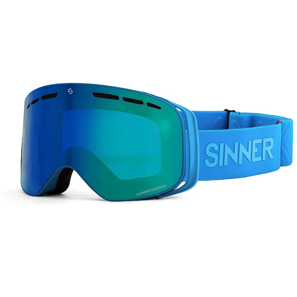 Sinner Olympia+ Ski Goggles Blau Double Blue Sintrast Vent/CAT3 Sinner Olympia+ Ski Goggles Blau Double Blue Sintrast Vent/CAT3 von Sinner