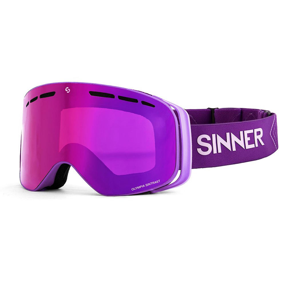 Sinner Olympia+ Ski Goggles Lila Double Pink Sintrast Vent/CAT2 Sinner Olympia+ Ski Goggles Lila Double Pink Sintrast Vent/CAT2 von Sinner