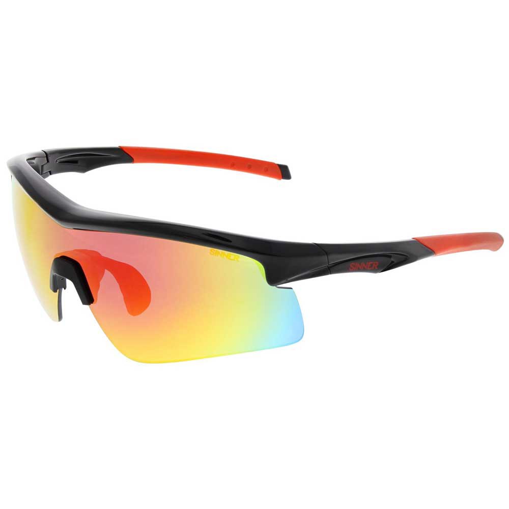 Sinner Osler Sunglasses Schwarz Smoke Red Revo / Orangen Clear/CAT3 Sinner Osler Sunglasses Schwarz Smoke Red Revo / Orangen Clear/CAT3 von Sinner