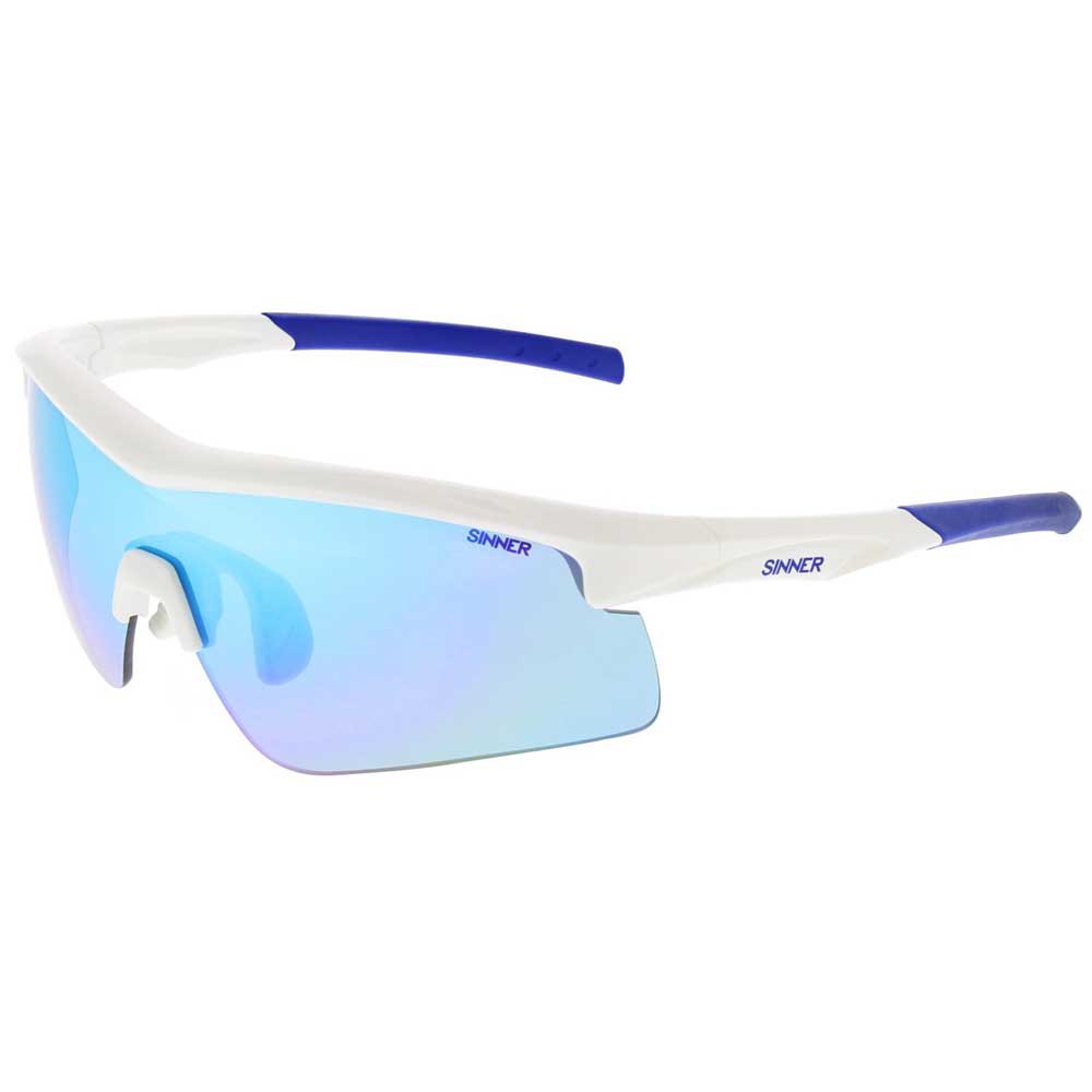 Sinner Osler Sunglasses Weiß Smoke Blue Revo/Orange Clear/CAT3 von Sinner