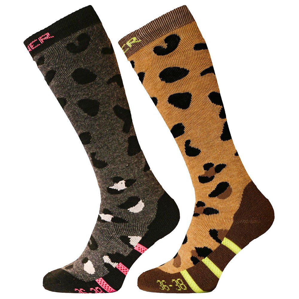 Sinner Placed Animal Socks 2 Pairs Braun,Grau EU 36-38 Frau Sinner Placed Animal Socks 2 Pairs Braun,Grau EU 36-38 Frau von Sinner