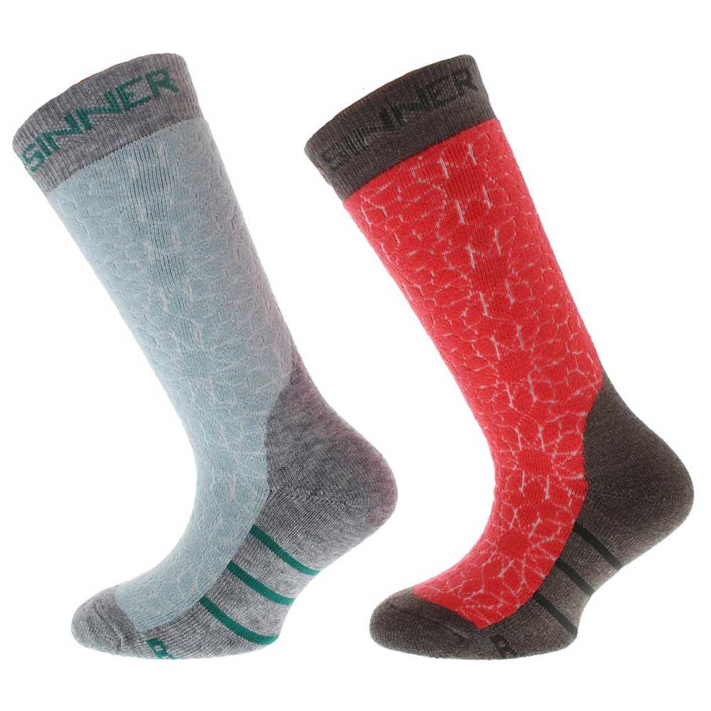 Sinner Stars Socks 2 Pairs Rot,Blau EU 35-38 Junge von Sinner