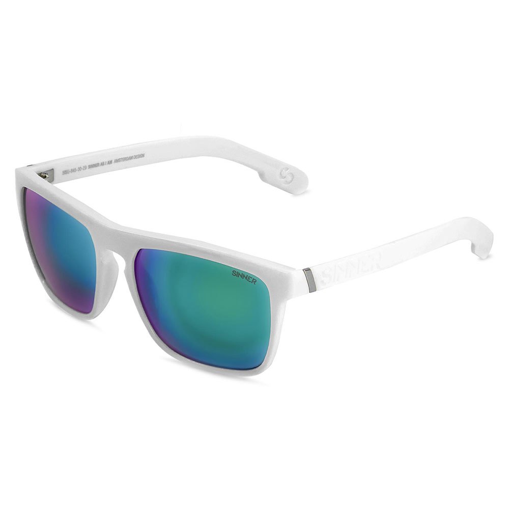 Sinner Thunder X Sunglasses Weiß Green Oil/CAT3 Sinner Thunder X Sunglasses Weiß Green Oil/CAT3 von Sinner
