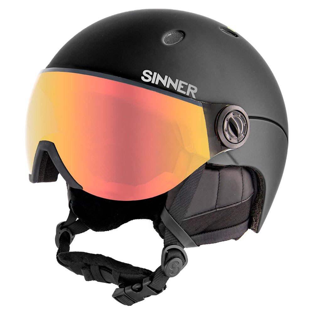 Sinner Titan Visor Visor Helmet Orange M / Red Mirror/CAT2 Sinner Titan Visor Visor Helmet Orange M / Red Mirror/CAT2 von Sinner