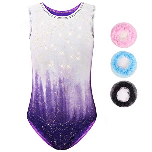 Sinoem Gymnastikanzug Kinder Mädchen Langarm/Ärmellos Turnanzug Ballettröckchen Kleid Trikotanzug Tanz Kleid Gymnastik Training Dancewear Gymnastikbody Blau/Lila/Rosa Sinoem Gymnastikanzug Kinder Mädchen Langarm/Ärmellos Turnanzug Ballettröckchen Kleid Trikotanzug Tanz Kleid Gymnastik Training Dancewear Gymnastikbody Blau/Lila/Rosa von Sinoem