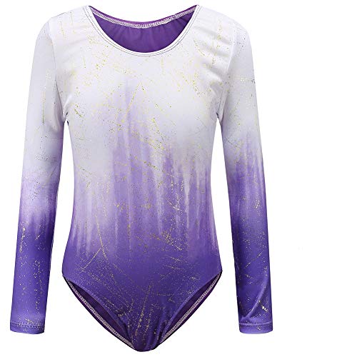 Sinoem Gymnastikanzug Kinder Mädchen Langarm/Ärmellos Turnanzug Ballettröckchen Kleid Trikotanzug Tanz Kleid Gymnastik Training Dancewear Gymnastikbody Blau/Lila/Rosa Sinoem Gymnastikanzug Kinder Mädchen Langarm/Ärmellos Turnanzug Ballettröckchen Kleid Trikotanzug Tanz Kleid Gymnastik Training Dancewear Gymnastikbody Blau/Lila/Rosa von Sinoem
