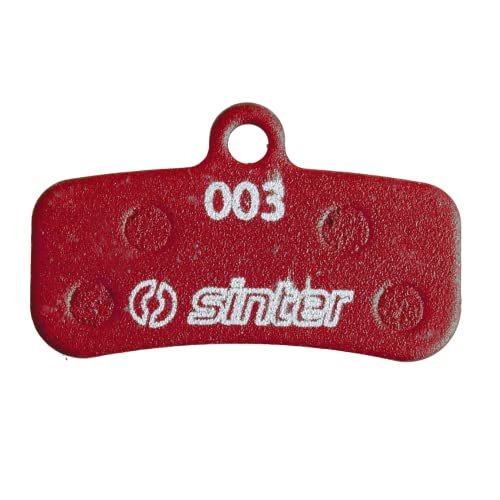 Sinter Scheibenbremsbelag 003 Shimano D Scheibenbremsbeläge, Rot, One Size von Sinter