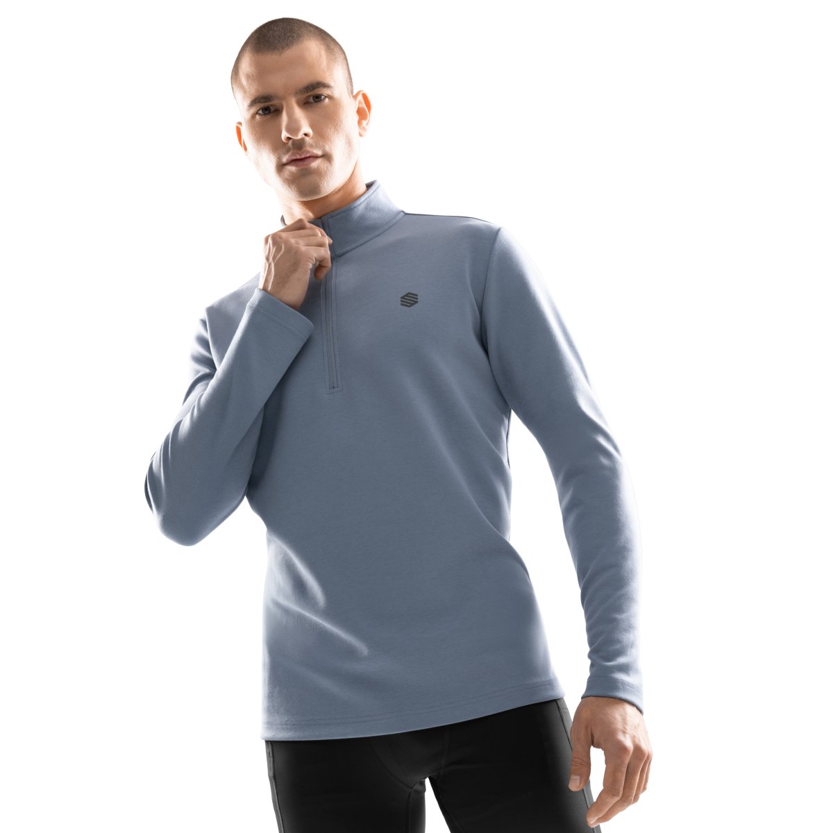 Siroko Blur Half Zip Sweatshirt Grau L Mann Siroko Blur Half Zip Sweatshirt Grau L Mann von Siroko
