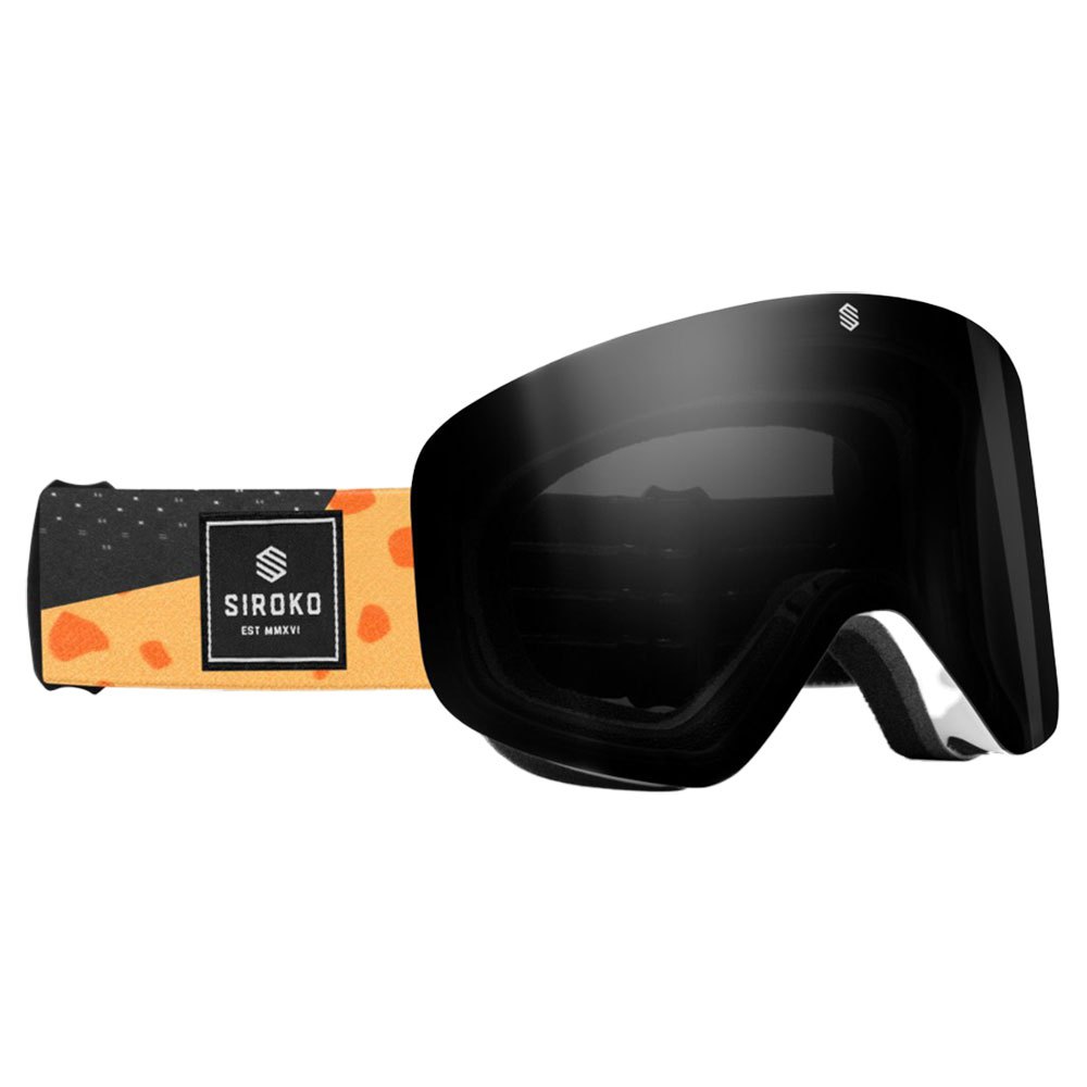 Siroko Gx Ice Lake Ski Goggles Schwarz Grey Mirror/CAT3 von Siroko