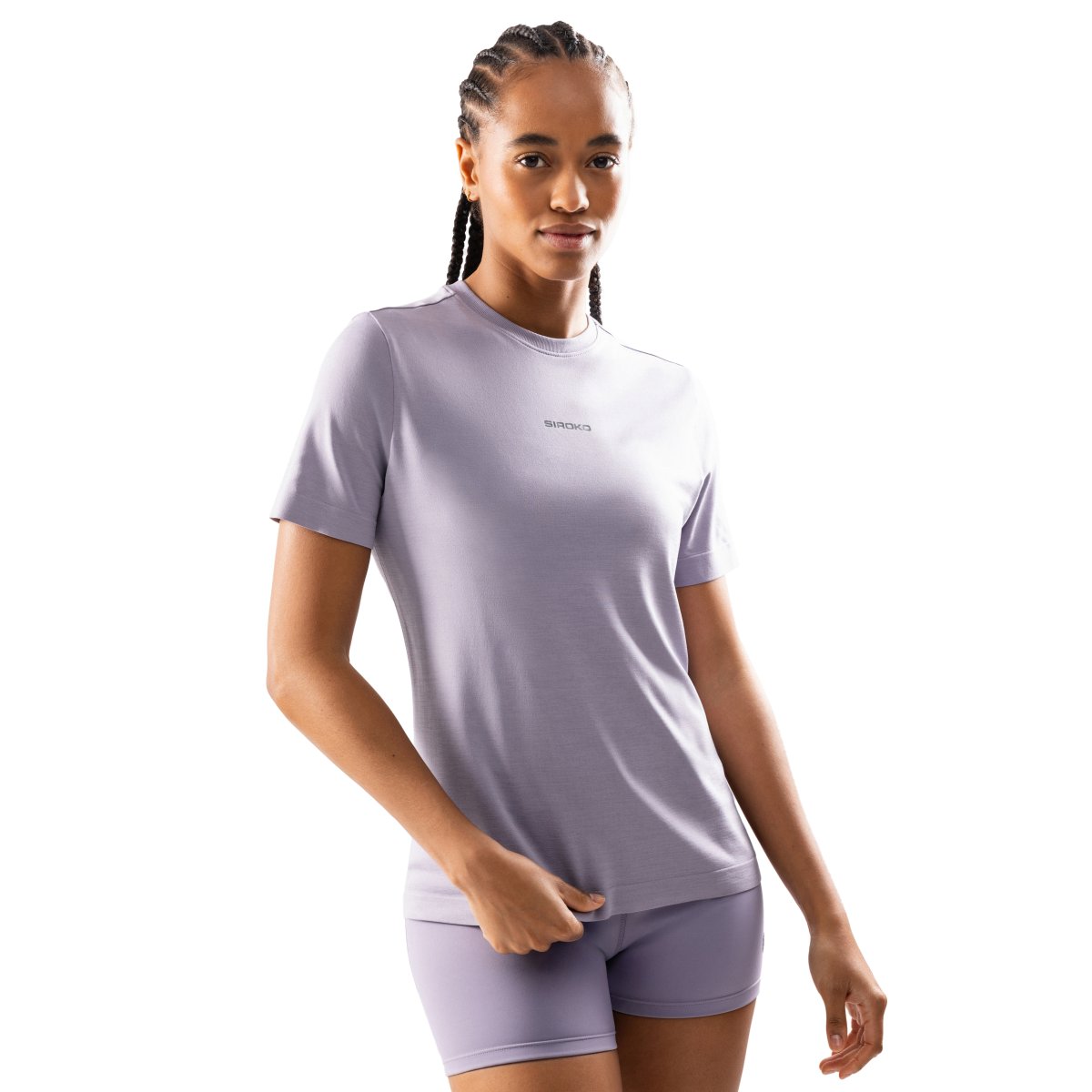 Siroko Pulau Short Sleeve T-shirt Lila M Frau Siroko Pulau Short Sleeve T-shirt Lila M Frau von Siroko