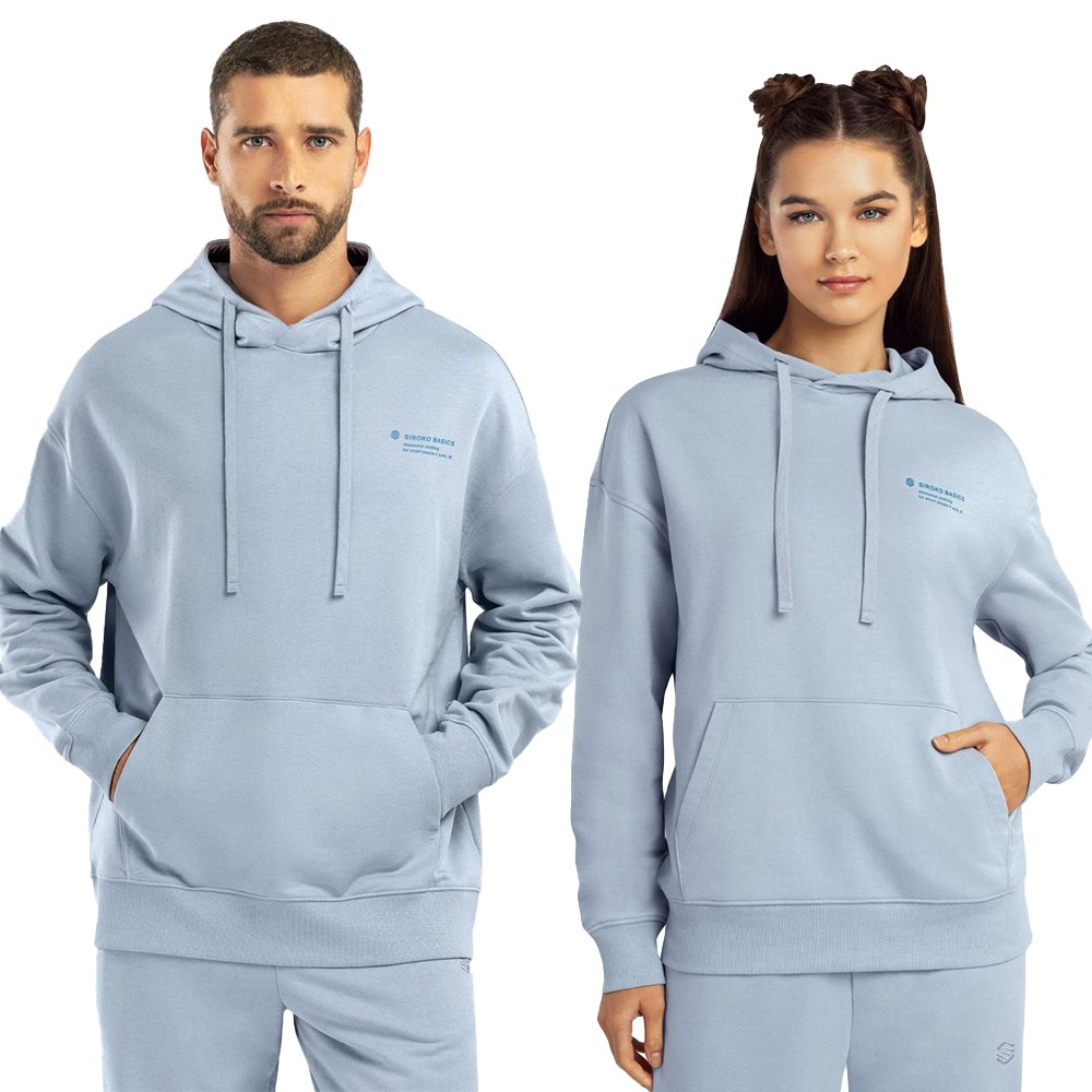 Siroko Splash Hoodie Blau XL Mann von Siroko