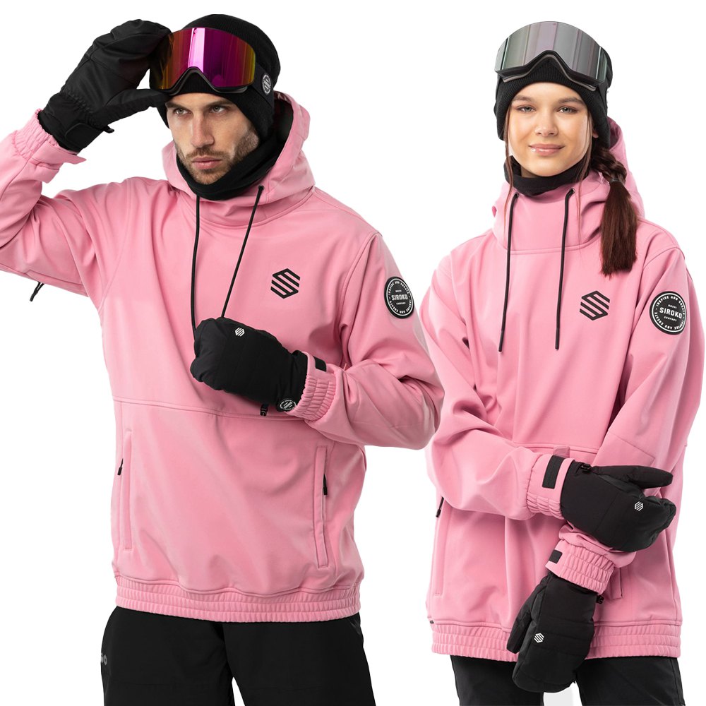 Siroko W1 Dolomites Softshell Jacket Rosa 2XL Mann von Siroko