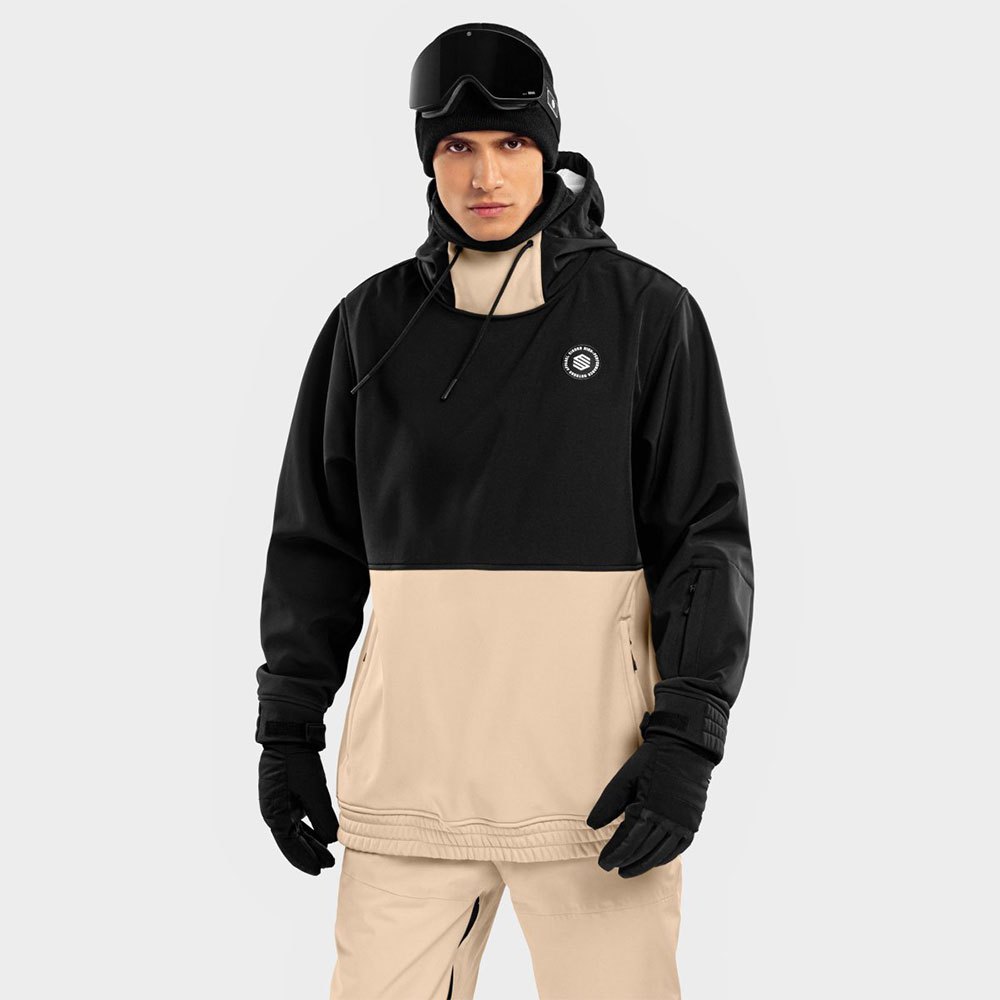 Siroko W1 Llaima Jacket Beige,Schwarz XL Mann Siroko W1 Llaima Jacket Beige,Schwarz XL Mann von Siroko