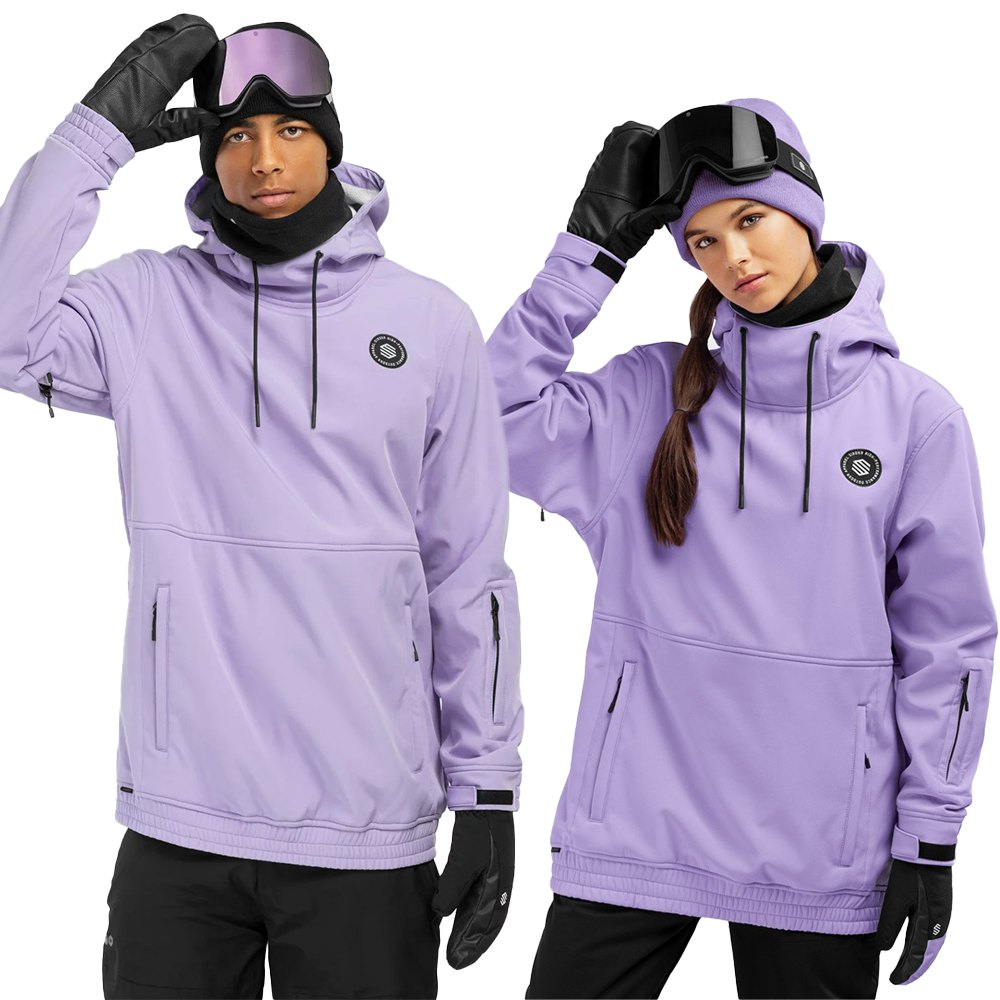 Siroko W1 Snowy Softshell Jacket Lila L Mann von Siroko