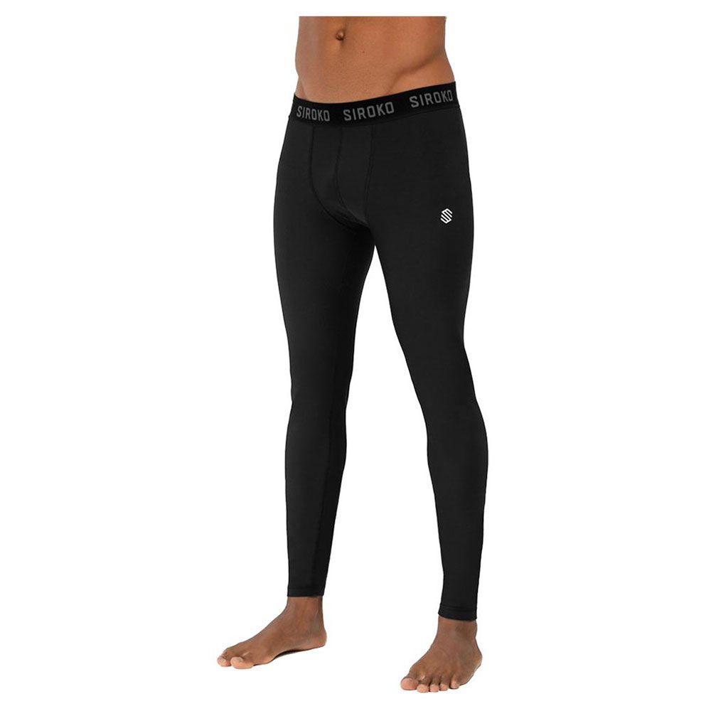 Siroko Wolf Thermal Leggings Schwarz L Mann von Siroko