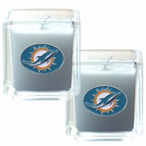 Siskiyou Sports F2CD060 Duftkerzen mit Vanilleduft Miami Dolphins, Grün, 5 25 inch von Siskiyou