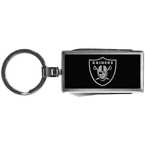 Siskiyou NFL Sports Fan Shop Las Vegas Raiders Multi-Tool Schlüsselanhänger, Schwarz, One Size, Schwarz von Siskiyou