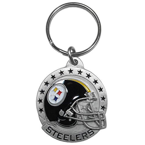 Siskiyou NFL Unisex geschnitzt Metall Schlüsselanhänger, Unisex, Sports, schwarz, Split Ring Siskiyou NFL Unisex geschnitzt Metall Schlüsselanhänger, Unisex, Sports, schwarz, Split Ring von Siskiyou