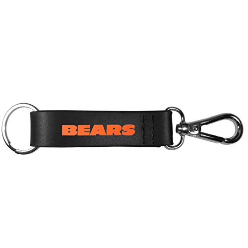 Siskiyou Sports Unisex-Erwachsene Chicago Bears Schlüsselanhänger mit schwarzem Riemen, Einheitsgröße von Siskiyou