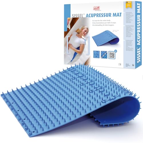 SISSEL® Acupressur Mat Standard | Schmerzlinderung & Entspannung | Schlafhilfe & Stressabbau | Umweltfreundlich | Schwedisches Design | Farbe: Blau | Maße: 40x60cm von Sissel