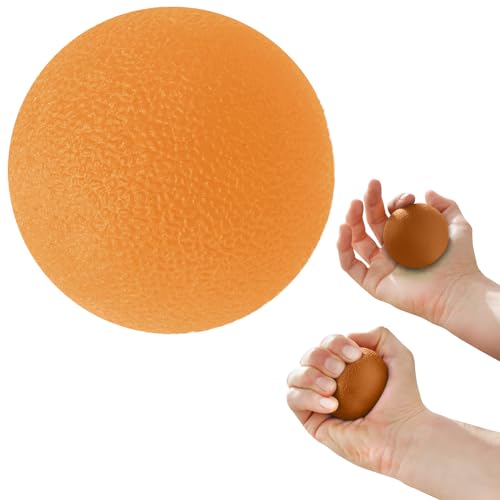 Sissel Press Ball Orange, Extra-Starke Stärke | Hand- & Unterarmtrainer für Muskelaufbau & Beweglichkeit | Ideal für Therapie & Fitness | Ergonomisches Design | Inklusive Übungsanleitung von Sissel