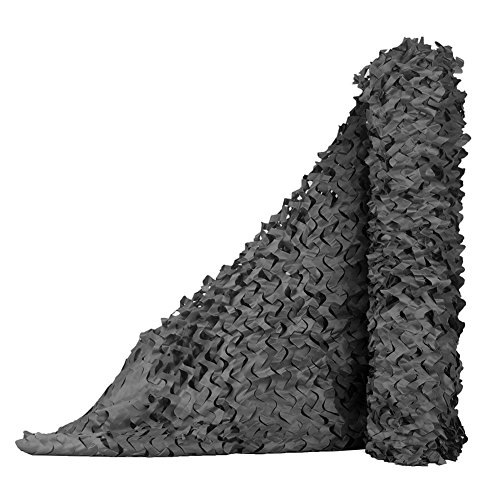 Sitong Tarnnetz, für die Jagd, Rolle, Bulk, Militär, Dekoration, Sonnenschutz, schwarz, 1.5Mx2.5M(4.9ftx8.2ft) Sitong Tarnnetz, für die Jagd, Rolle, Bulk, Militär, Dekoration, Sonnenschutz, schwarz, 1.5Mx2.5M(4.9ftx8.2ft) von Sitong