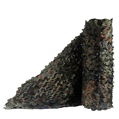 Sitong Tarnnetz, für die Jagd, Rolle, Bulk, Militär, Dekoration, Sonnenschutz, German Flecktarn, 1.5Mx2.5M(4.9ftx8.2ft) von Sitong