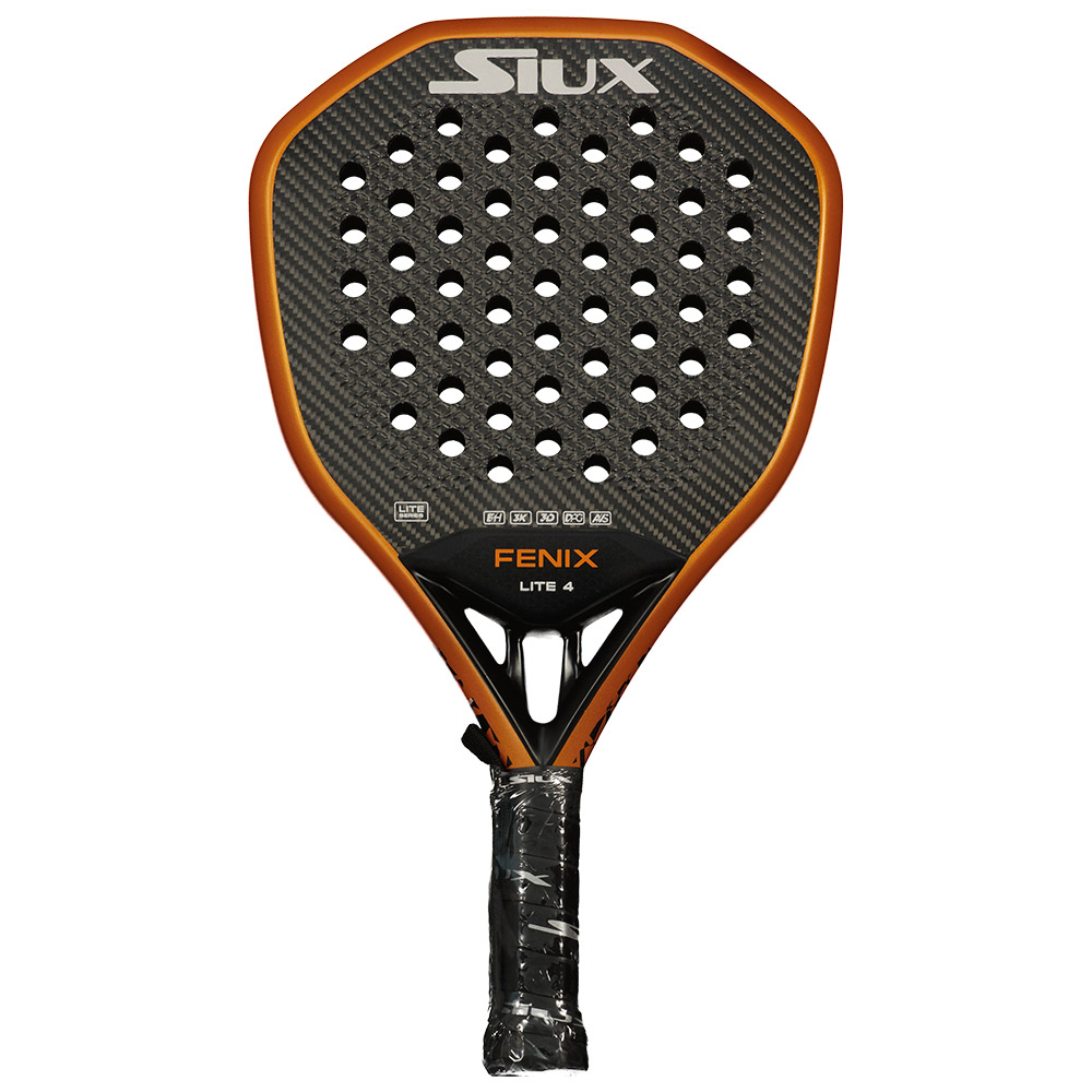 Siux Fenix Lite 4 Padel Racket Schwarz 355-375 gr Siux Fenix Lite 4 Padel Racket Schwarz 355-375 gr von Siux