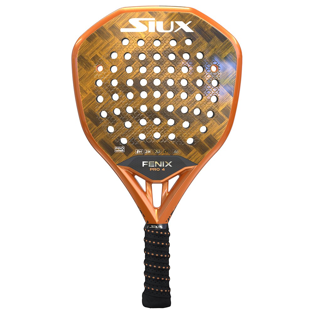 Siux Fenix Pro 4 Padel Racket Golden 355-375 gr Siux Fenix Pro 4 Padel Racket Golden 355-375 gr von Siux
