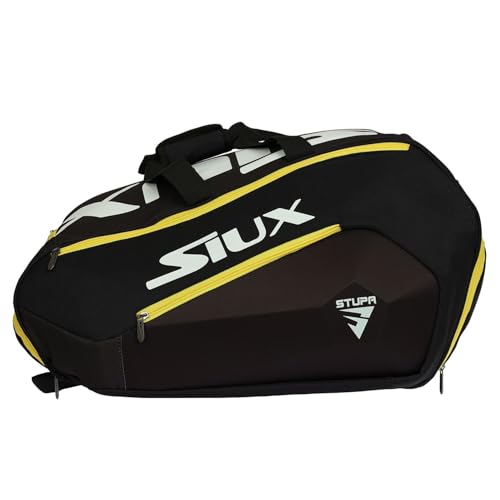 Siux Padelausrüstungstasche Electra Stupa 2024, Mehrfarbig, 9 Schläger, 5 Fächer, Polyester, Padel, Weich, Reißverschluss, Gepolsterte Griffe und Tragegriff oben Siux Padelausrüstungstasche Electra Stupa 2024, Mehrfarbig, 9 Schläger, 5 Fächer, Polyester, Padel, Weich, Reißverschluss, Gepolsterte Griffe und Tragegriff oben von Siux