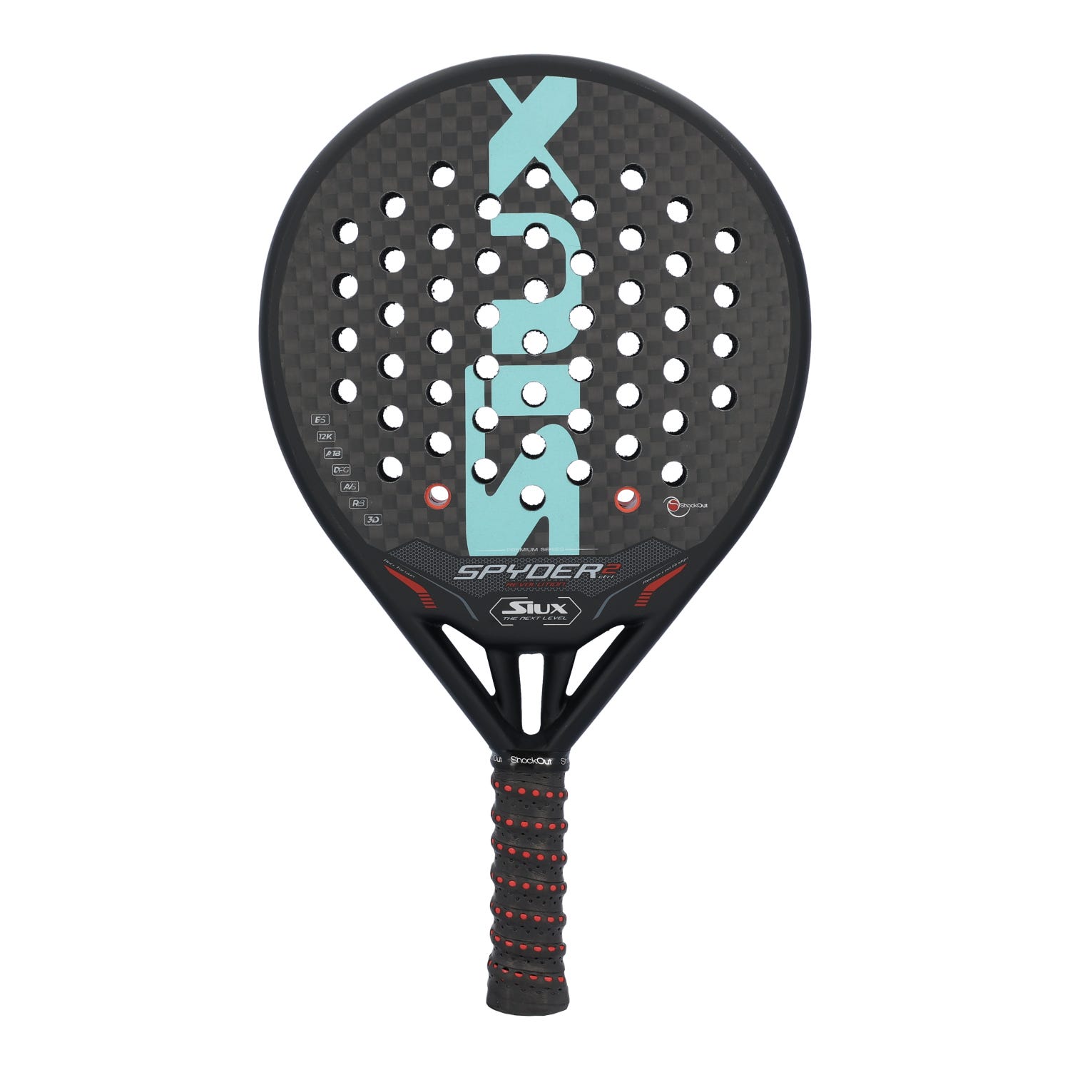 Siux Spyder 2 Revolution Padel Racket Mehrfarbig von Siux