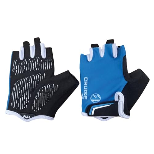 Six Peaks Kinder-Fahrradhandschuhe, Halbfinger, leicht, atmungsaktiv, gepolstert, rutschfest, blau, 3–4 Jahre Six Peaks Kinder-Fahrradhandschuhe, Halbfinger, leicht, atmungsaktiv, gepolstert, rutschfest, blau, 3–4 Jahre von Six Peaks