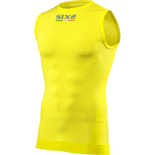Six2 Weste Carbon Underwear Yellow Tour-XS, Unisex Erwachsene von SIXS