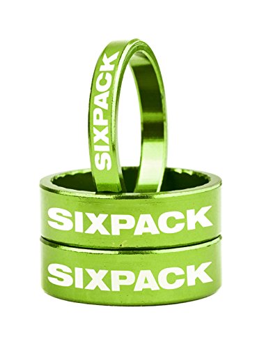 Sixpack-Racing Spacer Set, Electric Green, One Size Sixpack-Racing Spacer Set, Electric Green, One Size von Sixpack-Racing