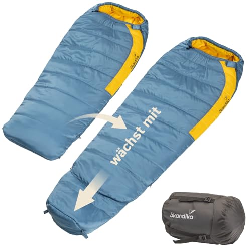 Skandika Schlafsack Gjora Junior | Mumienschlafsack für Kinder, 3-4 Jahreszeiten, Nylon-Ripstop, kompakt, mitwachsend, Packsack| Outdoor und Indoor Kinderschlafsack, Camping, Wandern Skandika Schlafsack Gjora Junior | Mumienschlafsack für Kinder, 3-4 Jahreszeiten, Nylon-Ripstop, kompakt, mitwachsend, Packsack| Outdoor und Indoor Kinderschlafsack, Camping, Wandern von Skandika
