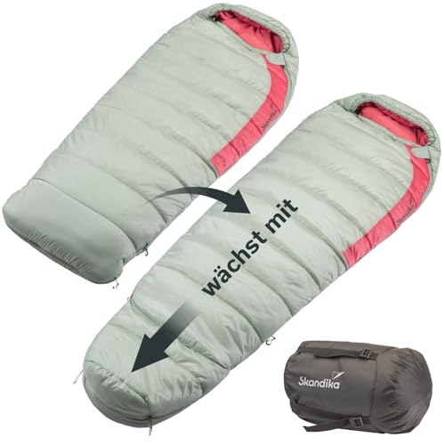 Skandika Schlafsack Gjora Junior | Mumienschlafsack für Kinder, 3-4 Jahreszeiten, Nylon-Ripstop, kompakt, mitwachsend, Packsack| Outdoor und Indoor Kinderschlafsack, Camping, Wandern Skandika Schlafsack Gjora Junior | Mumienschlafsack für Kinder, 3-4 Jahreszeiten, Nylon-Ripstop, kompakt, mitwachsend, Packsack| Outdoor und Indoor Kinderschlafsack, Camping, Wandern von Skandika