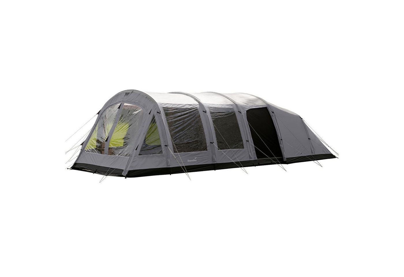 Skandika Tunnelzelt Timola 6 Air Sleeper Protect XL, Luftzelt, 2 schwarze Schlafkabinen, Personen: 6, 4000mm Wassersäule, 220 cm Stehhöhe, aufblasbares Zelt für 6 Mann Skandika Tunnelzelt Timola 6 Air Sleeper Protect XL, Luftzelt, 2 schwarze Schlafkabinen, Personen: 6, 4000mm Wassersäule, 220 cm Stehhöhe, aufblasbares Zelt für 6 Mann von Skandika