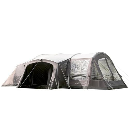 Skandika aufblasbares Zelt Timola 6 Air Sleeper Protect XL Plus | Luftzelt für 6 Personen, Sleeper Technology, 4000 mm Wassersäule, 220 cm Stehhöhe, Canopy, Air Tent | Familienzelt, Outdoor, Camping von Skandika